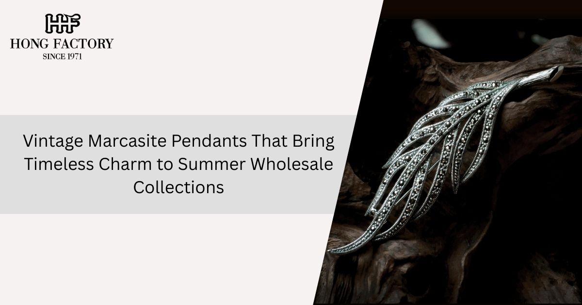 Vintage Marcasite Pendants