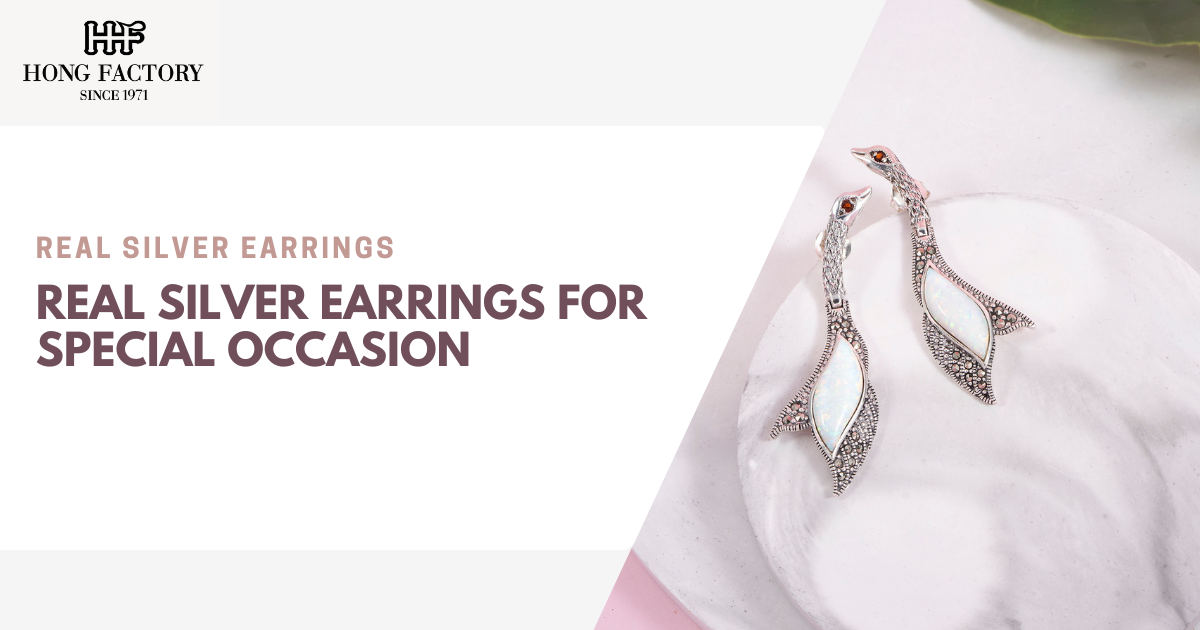 Real Silver Earrings