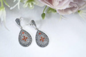 Silver Hoop Earring 70mm