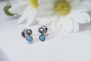 Silver Hoop Earring 70mm