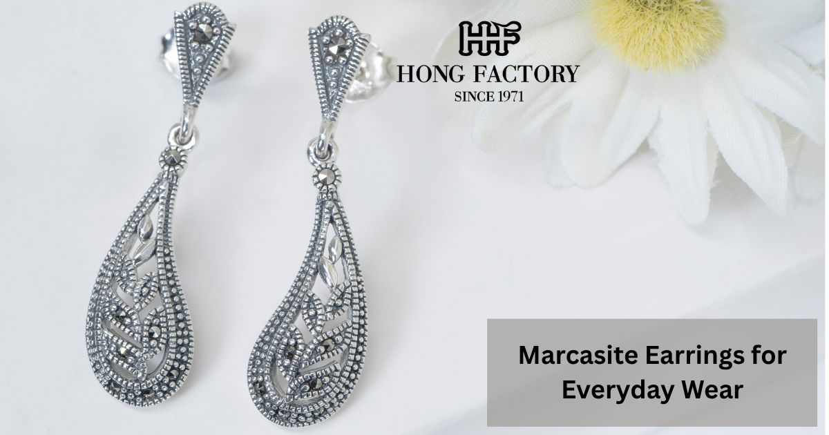 Marcasite Earrings for Everyday Wear